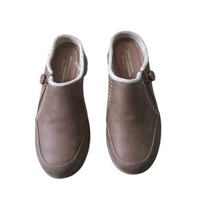 Skechers  Brown Slip-On Loafers